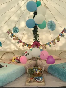 Glamping kaki singapore-Standard medium bell tent - Image 3