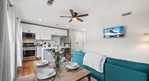 Homey Apt Nr Med Center Fire Pit BBQ WiFi Games - Image 3