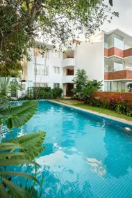 El Raso by The Blue Kite - Premium 1 BHK Apartments with Shared Pool, just 2 mins drive from famous Parra Coconut Tree Road, 24x7 Security, Kitchen - Image 3