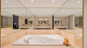 2BR King Suite Pool Sauna Heated Pool - Image 3