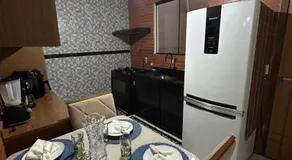 50 metros da praia,Ar condicionado na sala de estar e suíte, Área Gourmet - Image 5