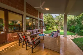 SaffronStays Laguna - 4BR vintage-chic villa with unique pool, gazebo & terrace sit-outs near Mandwa Jetty, Alibaug - Image 5