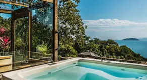 Glass House de luxo 250m² com jacuzzi e vista para o mar em Ilhabela - Image 2