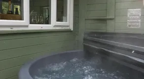 Woodland Cabin With private Wood-Fired Hot-Tub - Image 4