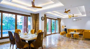 ELIVAAS Sanisa Farm 3-BHK Farmhouse with Pvt Pool, Game Zone & Lush Garden - Image 3