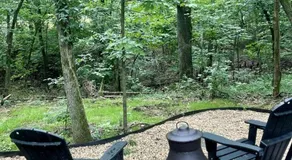 Enchanting Mountain Glamping Tents with Elevated Decks and Fire Pit Near Gentry, AR - Image 4