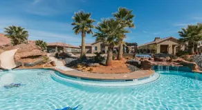 36 | BERGSUNSET, SOVE 17, 3 PATIOS, POOLVANDSLIDE, SAND SHACK - Image 4