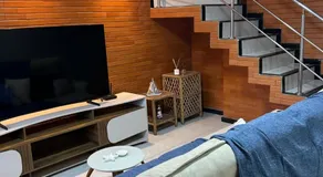 50 metros da praia,Ar condicionado na sala de estar e suíte, Área Gourmet - Image 2