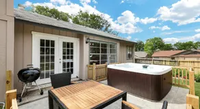 Modern Paradise Hot Tub Game Room Swing Set BBQ - Image 5