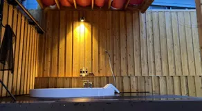 安里乃仲Traditional samurai residence with a family bath for rent Hideaway Villa with open-air bath, wood deck terrace, AI massage chair - Image 4