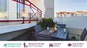 Appartement pour 4 avec balcon et terrasse - Image 4