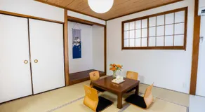 102Room,Free parking just a 7-minute walk from Koiwa tram stop This spacious 75-square-meter flats features two large bedrooms and can accommodate up to seven guests - Image 2