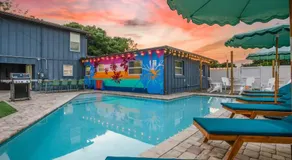 Heated Pool Fire Pit BBQ Mini Golf Bowling - Image 3