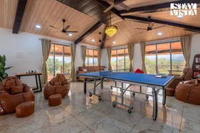 StayVista at Rio Vista with Pool, Lawn, Music Speaker & Game - Image 3