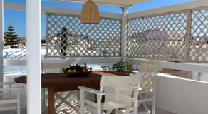 White cycladic town house with sea vew - Image 3