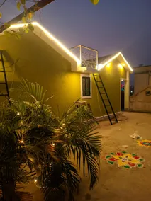 Pravuprasad homestay  wall mounted bamboo Bliss - Image 3