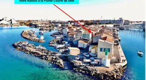 LE BARREUR Maison Authentique Setoise La pointe Courte, Bord de Mer, Climatisee, Parking gratuit pro - Image 4