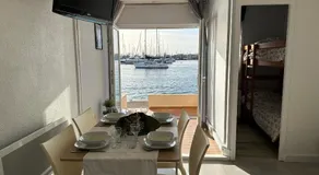 Studio - Les pieds dans l'eau agréable en toutes saisons 4 couchages - climatisation - parking privé - piscine sur mer - vue magnifique et rare - situation optimum - Les argonautes - Ile des pêcheurs - Cap d'Agde - Image 4