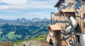 One Bedroom with mountain and garden view ground floor of Chalet Solaria - Image 2