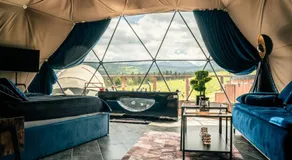 Góralski Harem Osada Glamp & Glass z Jacuzzi i Balią - Image 2