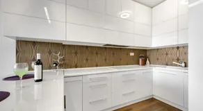 Panorama - Sunset and castle view, 22nd floor, garage, AC - Image 5