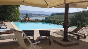 A panoramic flat view the Bilancino's lake - Image 5