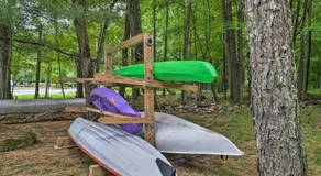 Peaceful Pocono Lakefront, beach, pools, firepit, pets - Image 4