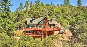 Stunning Log Cabin with Great Views, Firepit, Deck near Twain Hart - Image 4