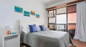 Vista DE CINEMA do 19 andar da Praia BARRA da TIJUCA - Portaria 24h, Estacionamento, Wi-Fi 35mbps, Ar Condicionado - BANHEIRO RECEM REFORMADO - Image 2