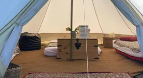 Home Farm Radnage 7 Glamping Bell Tent, with Log Burner and Fire Pit - Image 5