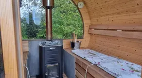 The Shepherd's Hut at Hidden Wood Glamping - Image 4