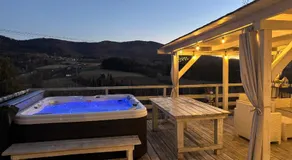 Koperkowy Raj Beskid Wyspowy Domek Małopolska Jacuzzi Playroom - Image 2