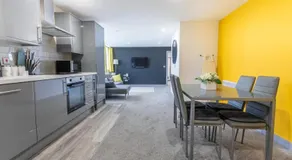 Two Bedroom Flat by Brookland Stays Serviced Accommodation Short Lets Leeds with Free WiFi - Image 3