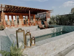 Sundown Farm Stay | Pinewood Villa with Pool - Image 4