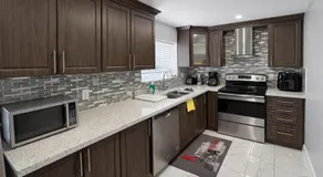 Cozy 3 Bedroom Basement Suite in Caledon with Private Access, Full Kitchen, WiFi, Laundry and Basketball Court - 5 Min to Brampton - Great for Families & Long Stays! - Image 2
