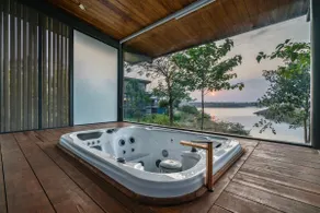Aaramghar Stays - 3BR Lakeshore w/ Infinity Pool - Image 5