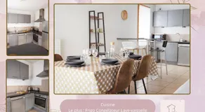 Visitez Lyon Bel Appartement spacieux le Joliot Curie 4-6 pers à Lyon - Eurexpo - LDLC ARENA - Image 5