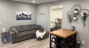 Luxurious and Cozy 1 Bedroom Basement Suite Patio - Image 3