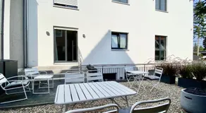 modernes Apartment, Terrasse und Garten am Lilienthalpark im Südwesten Berlins - Image 3