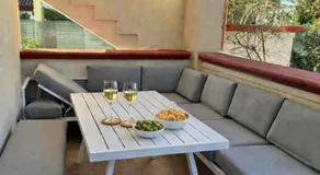 Appartement de vacances avec jardin, terrasse et internet haut débit | Vue jardin - Image 5