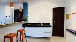 Apto Lúmina, 2Q, espaço de trabalho, Wifi, localização central, ampla e confortável - Image 4