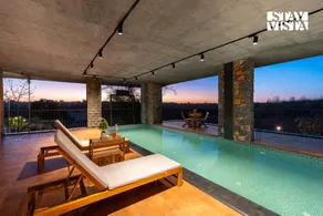 StayVista at The Earth Stone with Infinity Pool, Lawn - Image 3