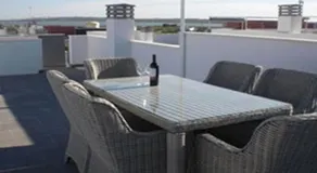 A modern villa with a large solari - Image 5