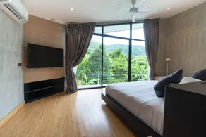 Luxury 3 Bedroom Pool Villa Angle - Image 3