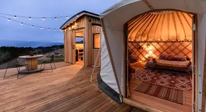 Luxury yurt glamping at Littlegrove - Image 2
