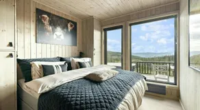 Cabin at Norefjell with a stunning view - Image 2