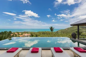 Luxury 6  B/R Villa, Chaweng,  panoramic sea views - Image 3