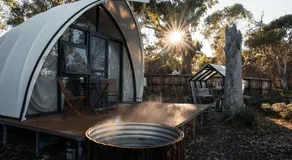 Numie Wattle Cocoon with Hot Tub Waterfront - Image 4