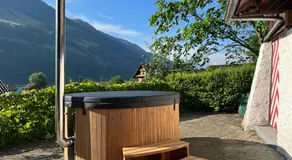 Romantic private superior Swiss Chalet with Hottub - Image 5