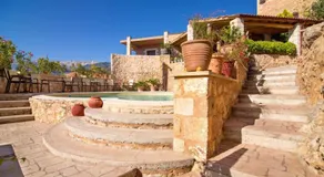 Traditional Crete Villa Villa Blue Mantzourana Stunning Views 1 Bedroom - Image 4
